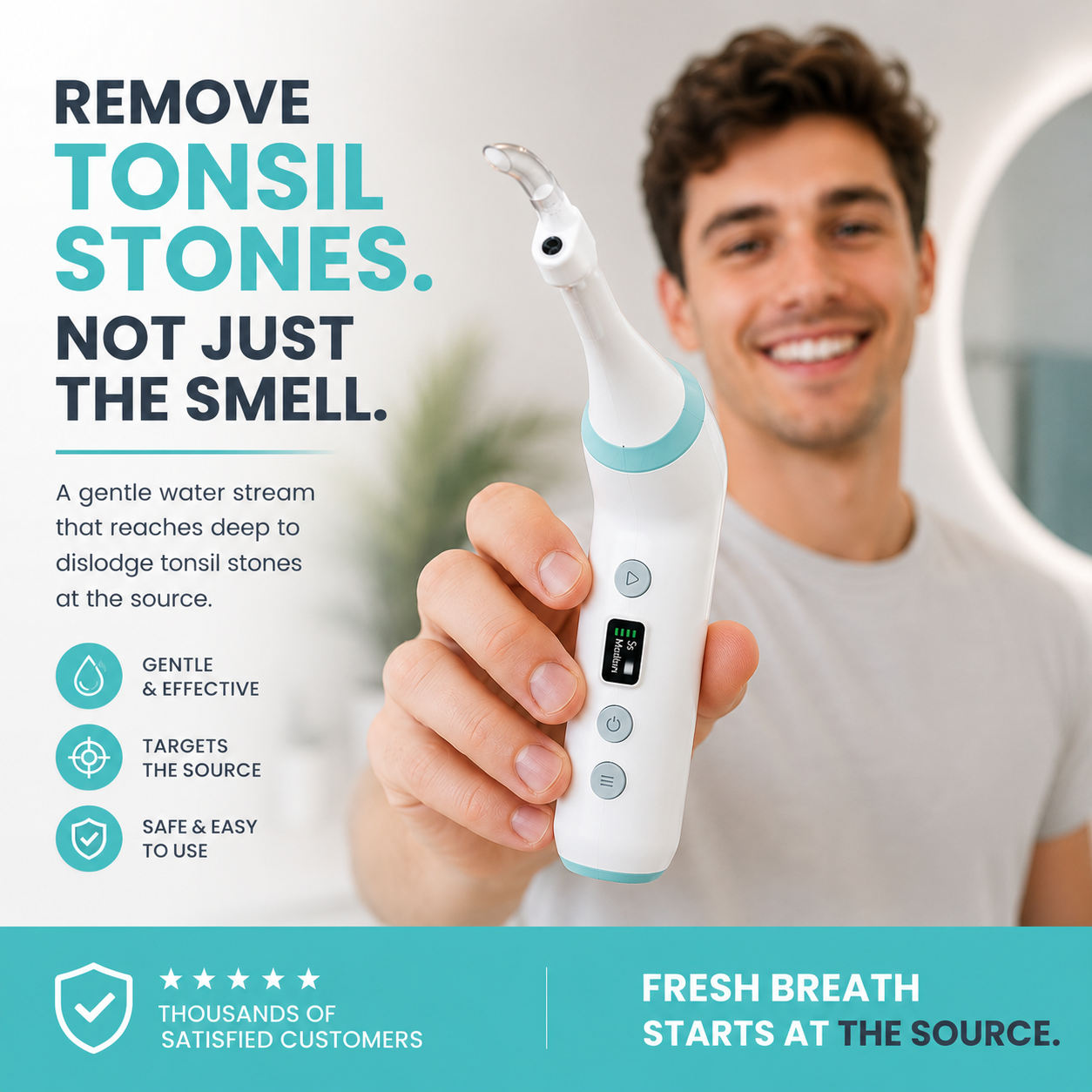 OraPure™ I Nero Pro Smart Tonsil Cleaner